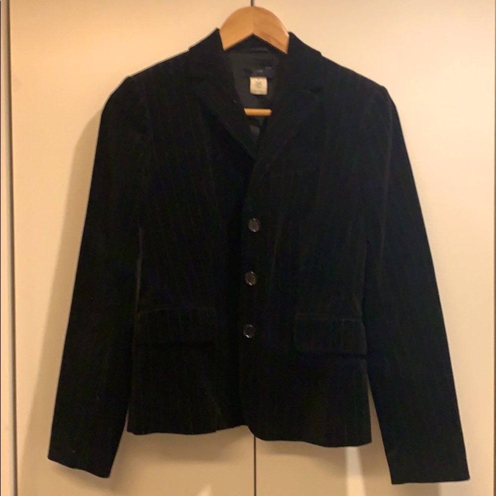 J.Crew Black Suede Blazer